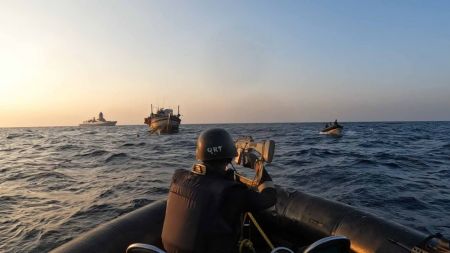 भारतीय नौसेनाद्वारा उत्तर र मध्य अरब सागरको समुद्री सुरक्षा निगरानी