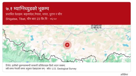 भूकम्प आउने फेरी सम्भावना: सुरक्षित रहन आग्रह