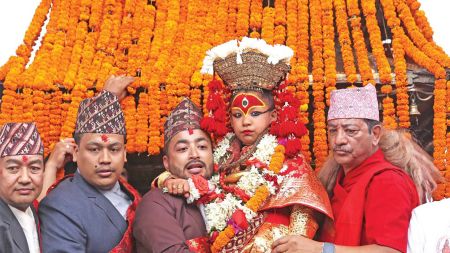वर्षा र उर्वरताको कामना गर्दै राजधानी इन्द्रजात्रा पर्व मनाउदै