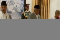 नेपालको पहिलो महिला प्रधानमन्त्री सुशीला कार्कीले शीतल निवासमा शपथ ग्रहण