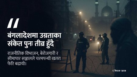 बंगलादेशमा चरमपन्थी खतरा पुनः उठ्दै